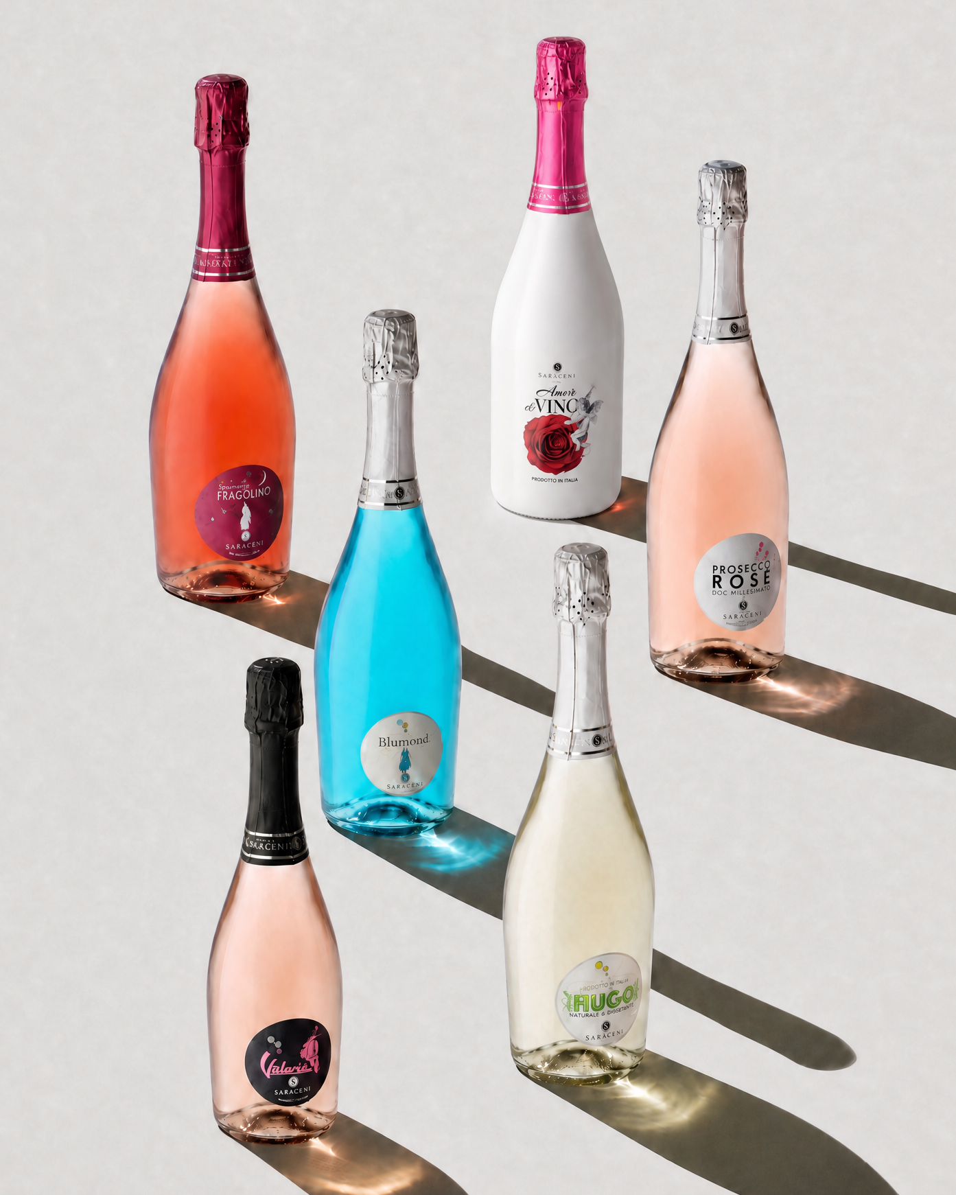 Let's Celebrate pack — assorted Saraceni sparkling wine bundle, 6 x 750ml bottles, Saraceni Wines