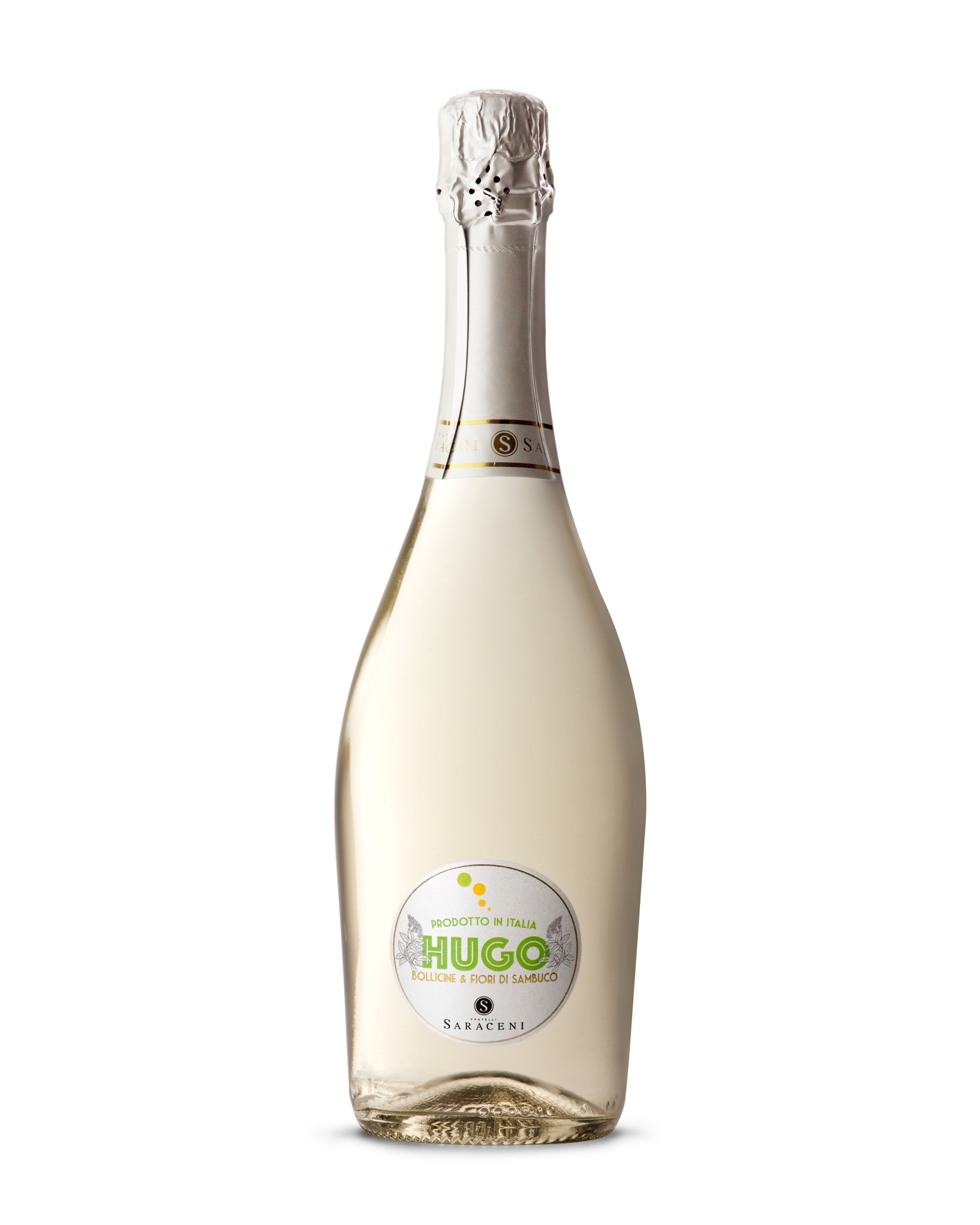 Hugo Spritz — pale sparkling sweet wine with bright green reflections, 750ml, Saraceni Wines