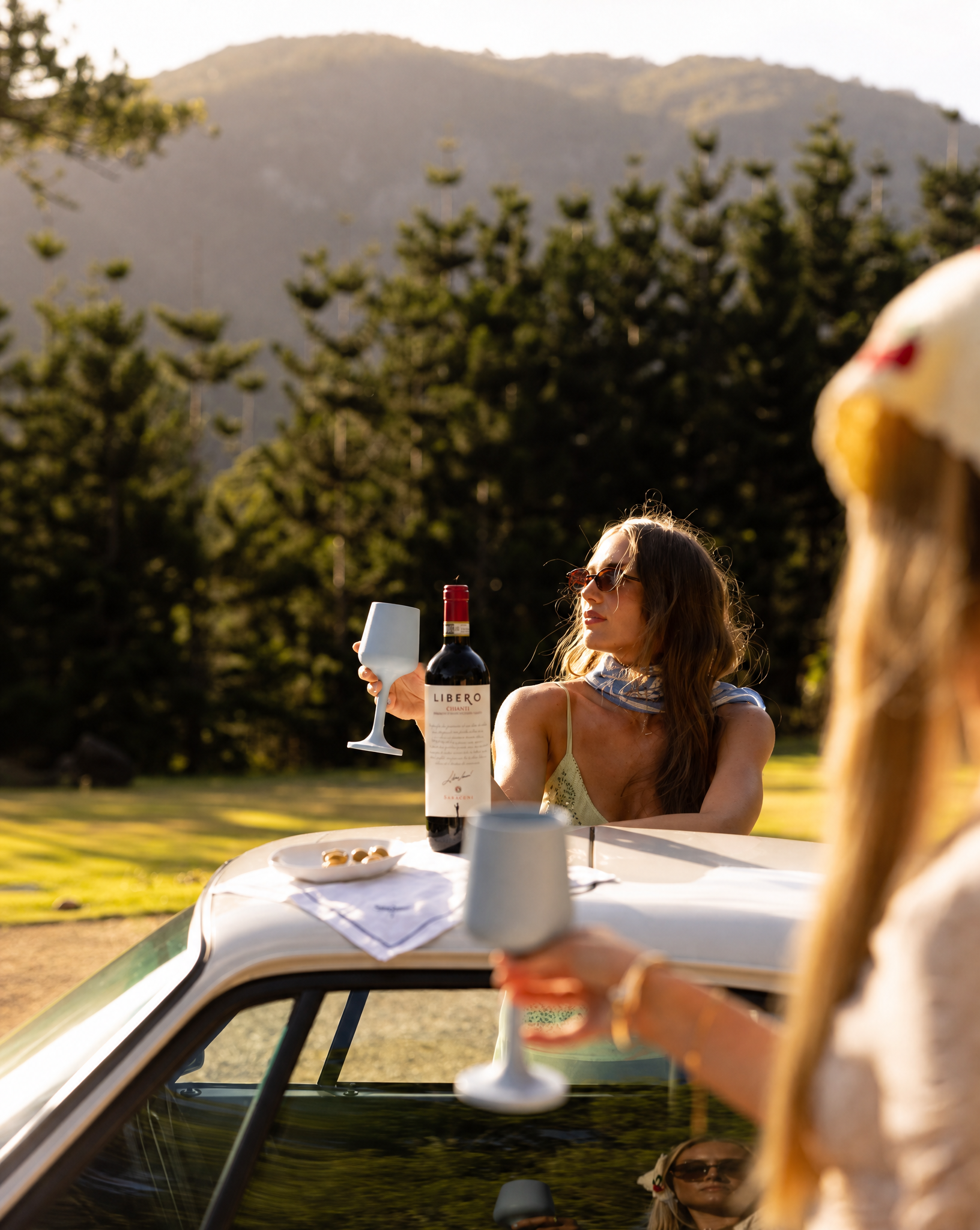 Libero Chianti — ruby red dry Chianti red wine, 750ml, Saraceni Wines (editorial shot)