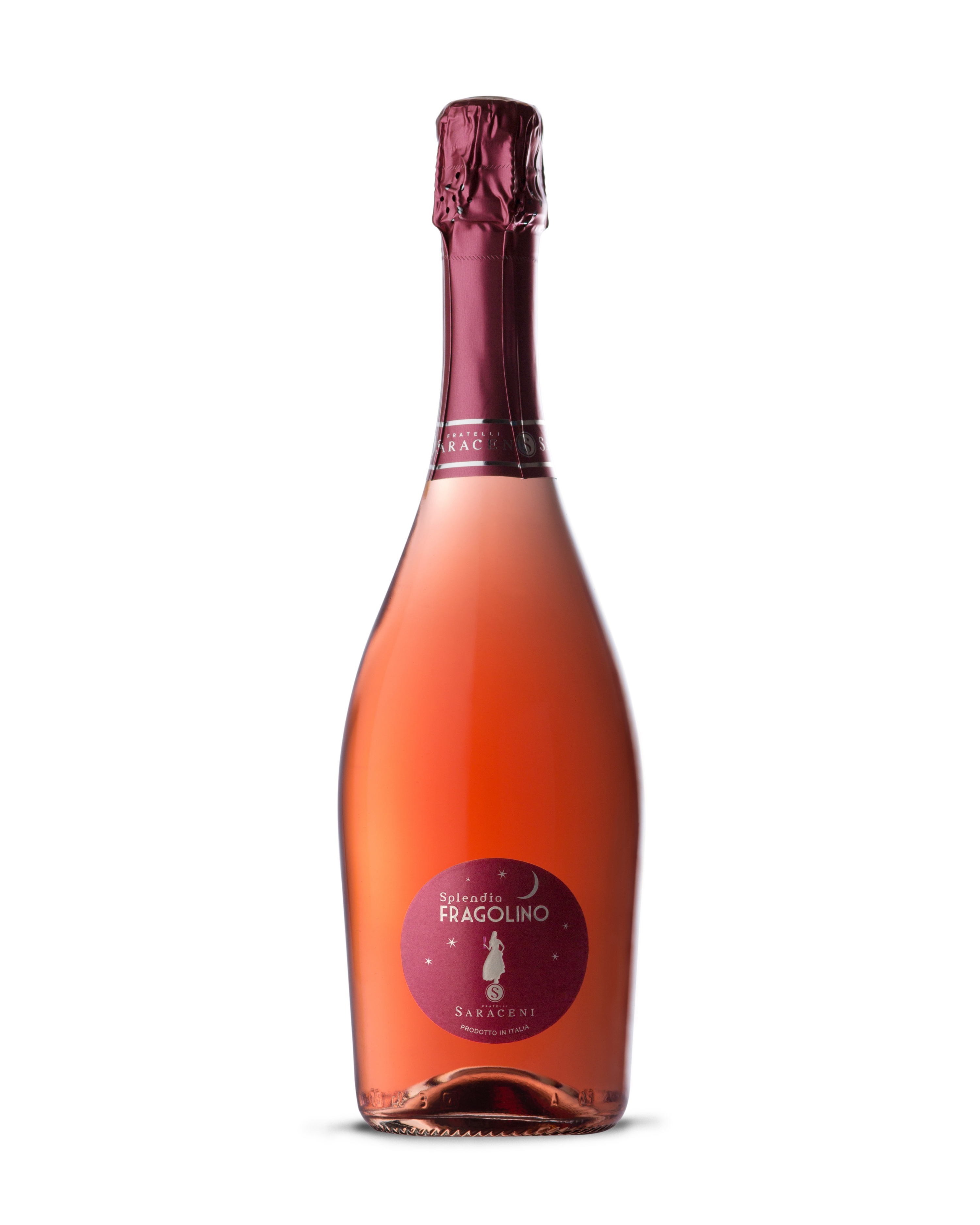 Splendia Fragolino — bright red sparkling sweet wine, 750ml, Saraceni Wines