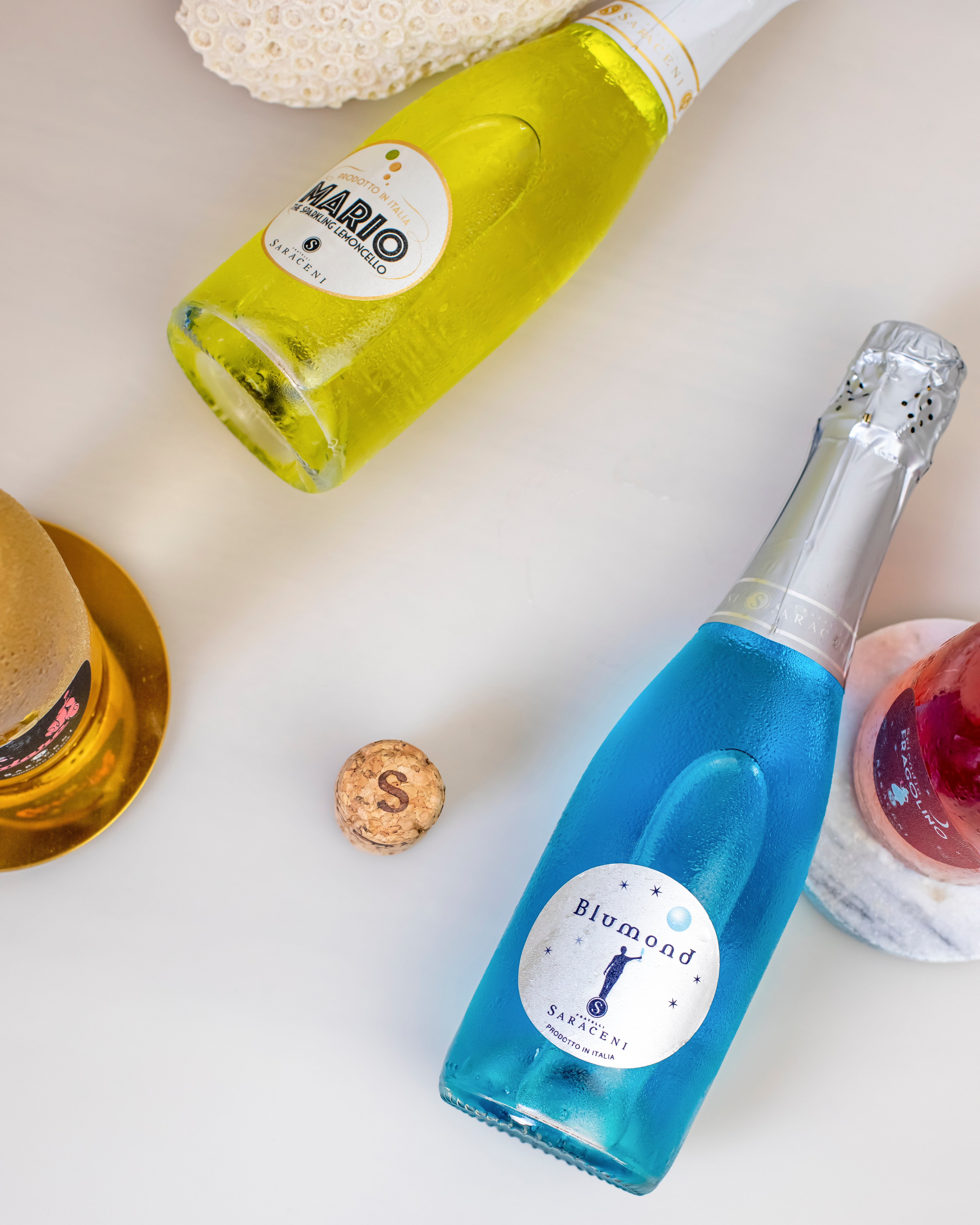 Bottled sunshine pack — assorted Saraceni sparkling wine bundle, 12 x 375ml mini bottles, Saraceni Wines