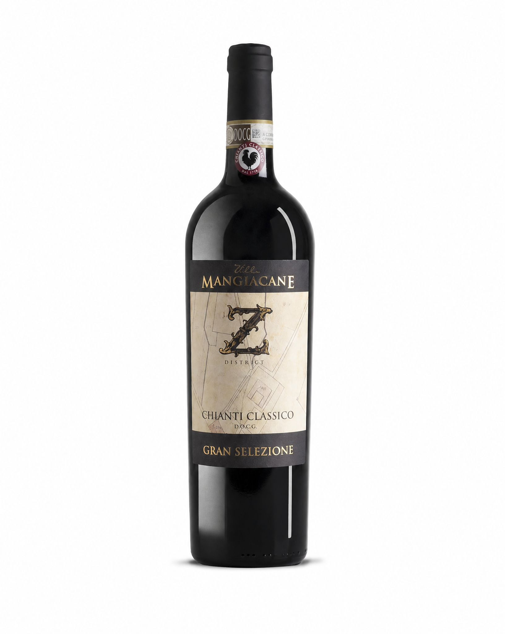 Villa Mangiacane Gran Selezione — dark ruby dry Chianti Classico red wine, 750ml, Saraceni Wines