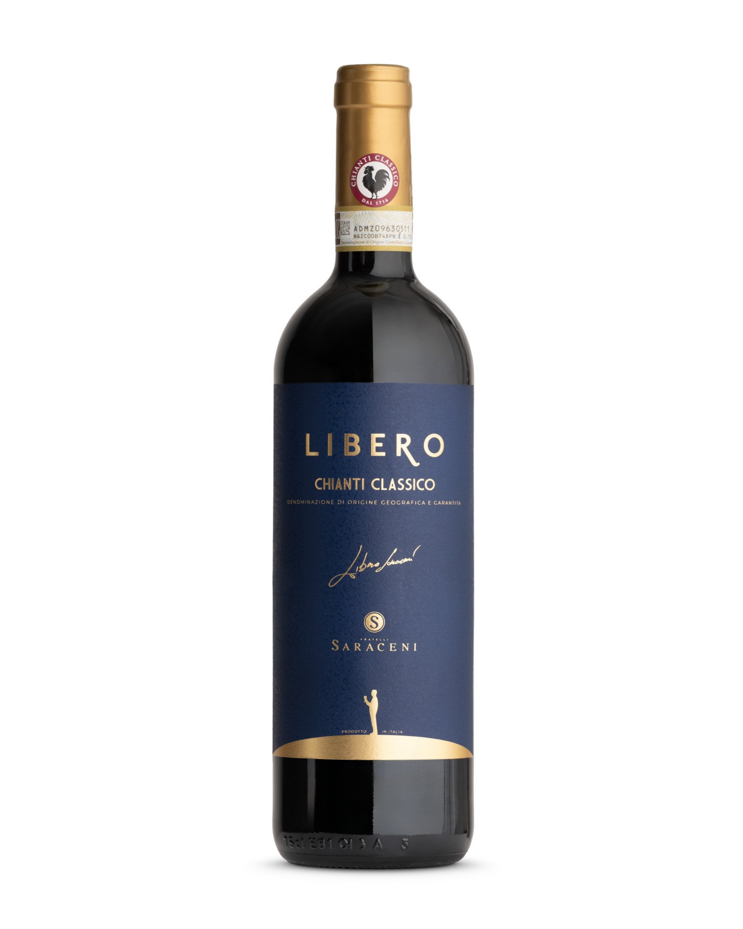 Libero Chianti Classico — ruby red dry Chianti Classico red wine, 750ml, Saraceni Wines
