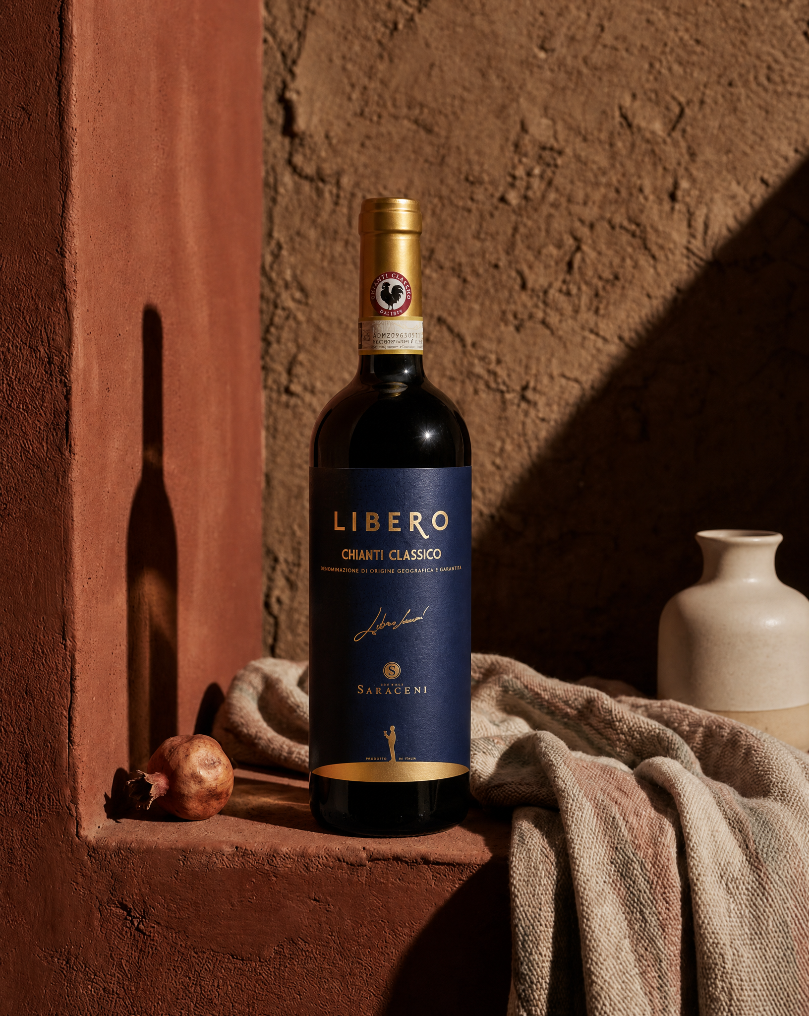 Libero Chianti Classico — ruby red dry Chianti Classico red wine, 750ml, Saraceni Wines (vineyard/origin shot)