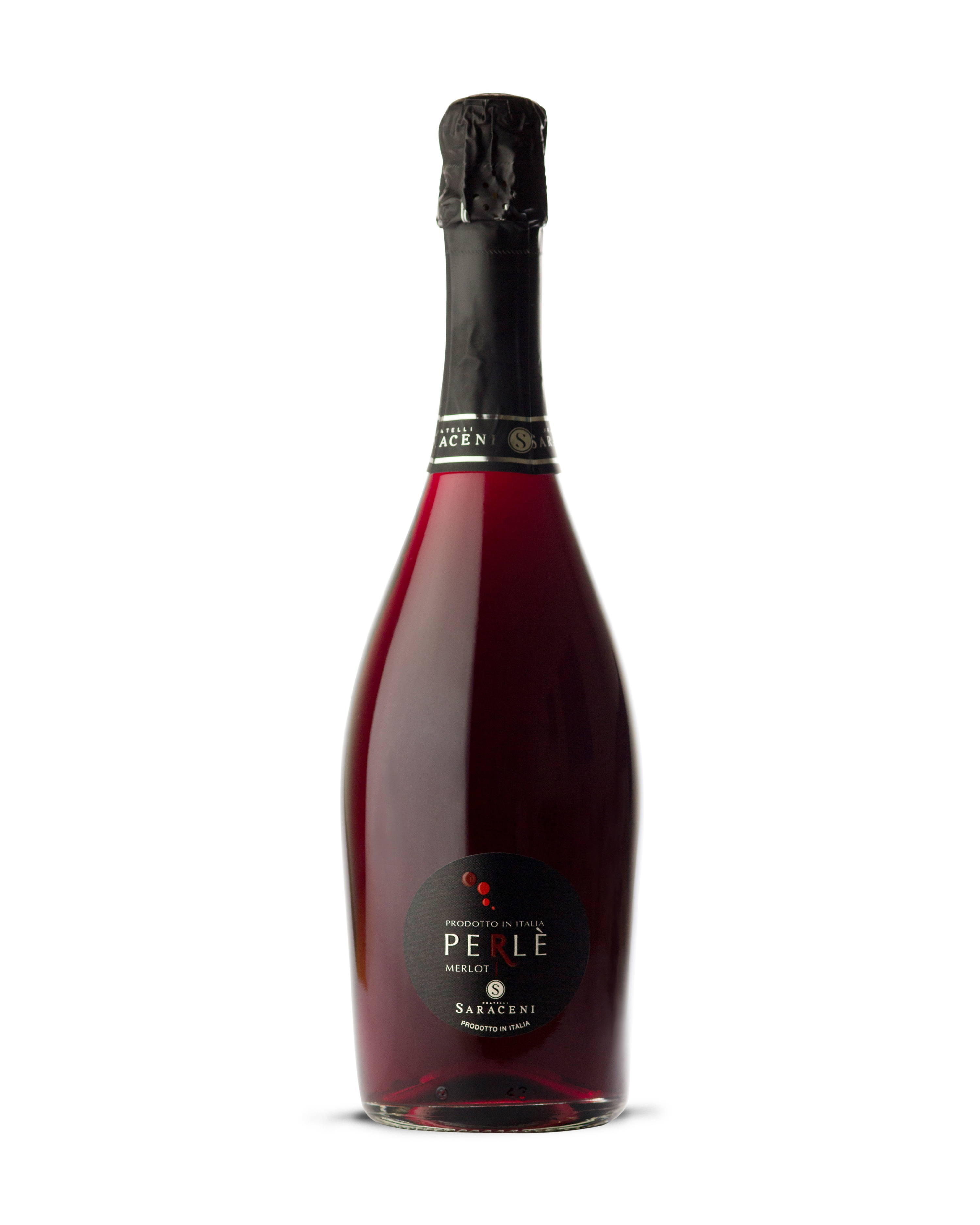 Perlé Sparkling Red — purple red extra-dry sparkling red wine, 750ml, Saraceni Wines